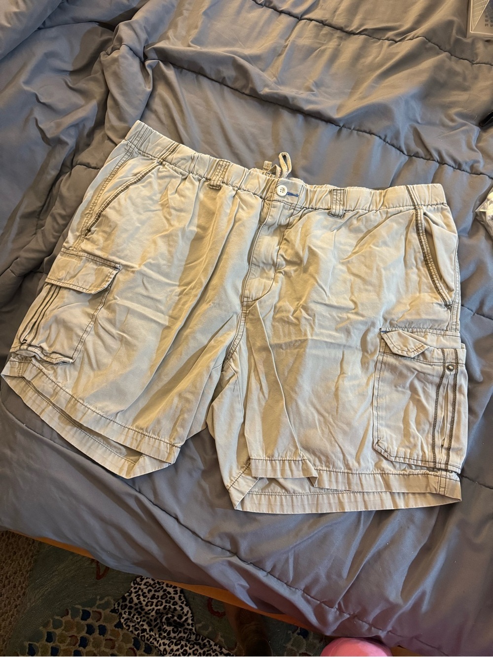 Tommy Bahama Beige Cargo Shorts
